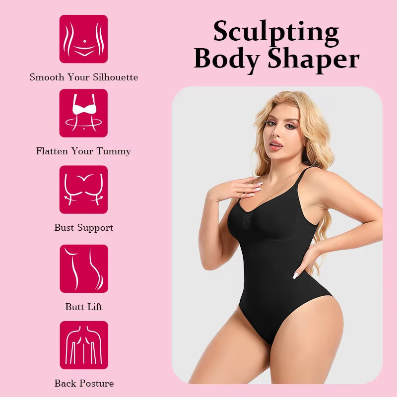 Dropship Seamless Boyshorts Shapewear Slimming Fajas Bodysuit plus Size Faha Sculpt Body Shaper for Women Seamless Shapewear