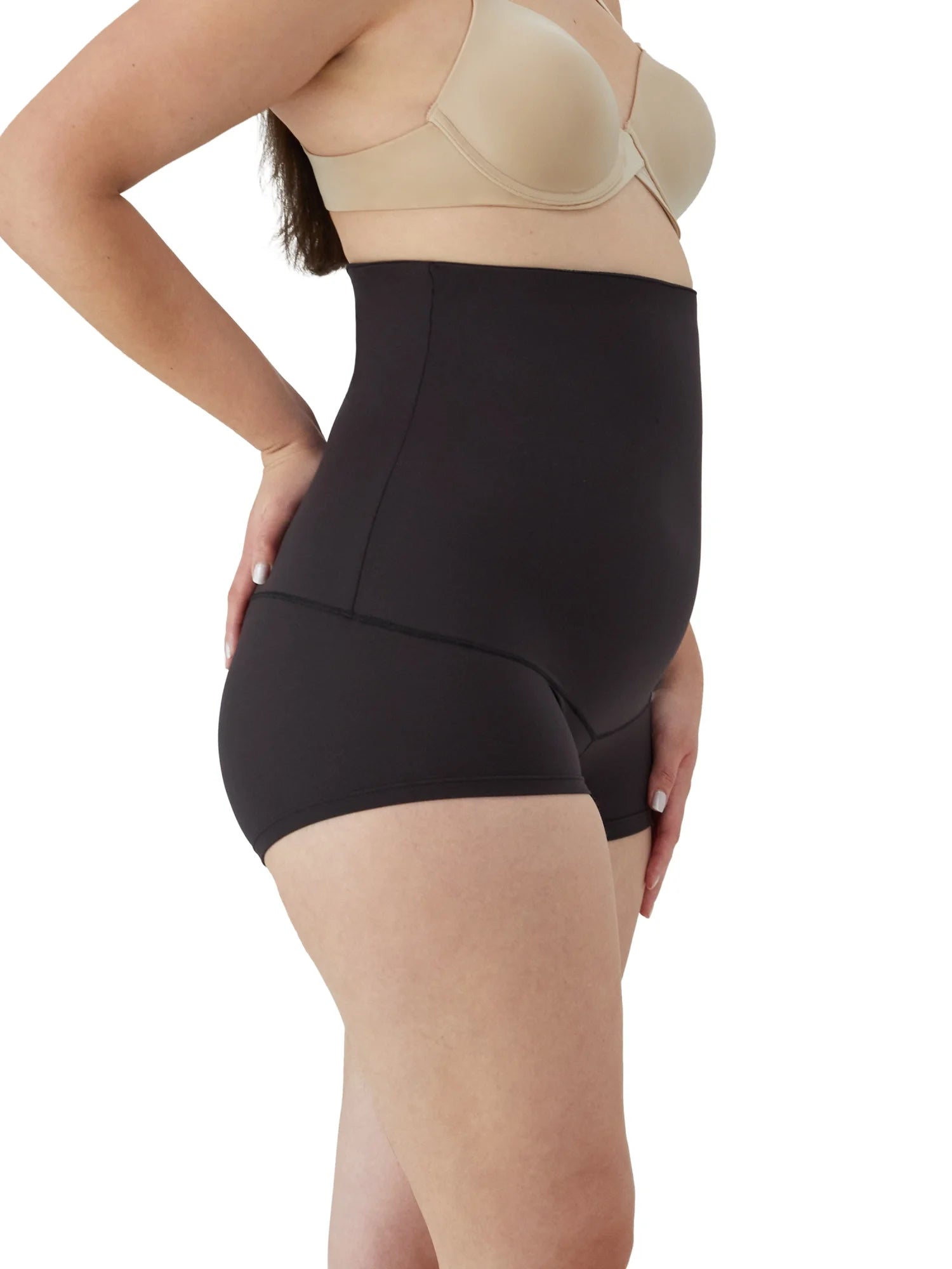 Womens Shapewear with Tummy Control, Cool Comfort High-Waist Body Shaper Boy Shorts, F82107 Sizes S-3XL