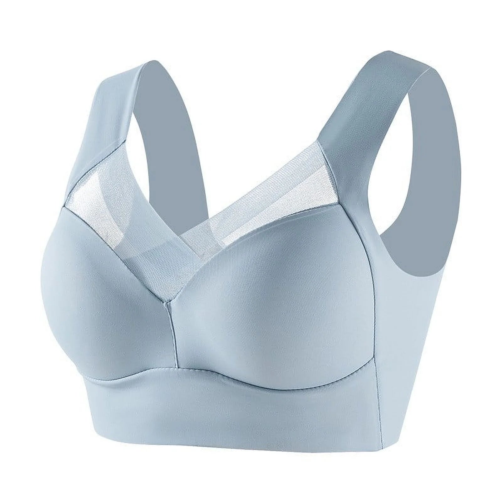 plus Size Bras for Women Full Cup Seamless Push up Shaping Wire Free Everyday Bra Size L-6XL