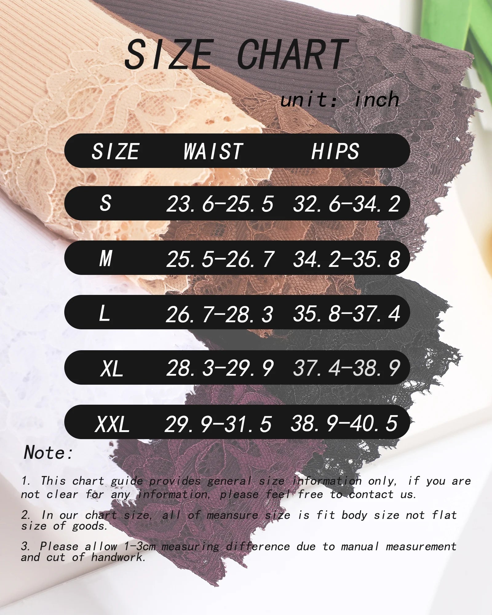 Cotton Underwear for Women Lace Hipster Panties Soft Breathable Cheeky Bikini Ladies 6 Pack