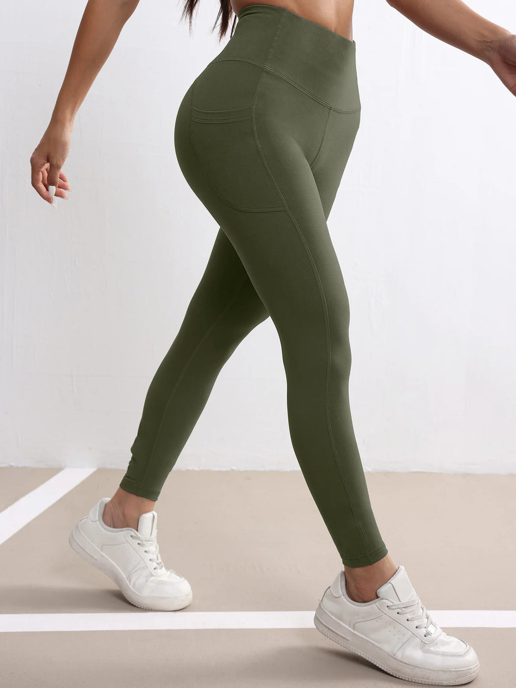 Camouflage High-Waist Hip-Lifting Leggings
