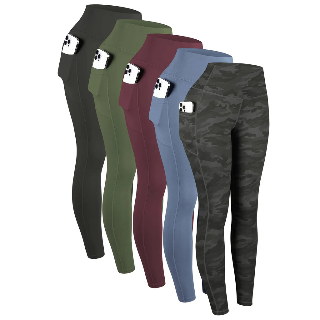 Camouflage High-Waist Hip-Lifting Leggings