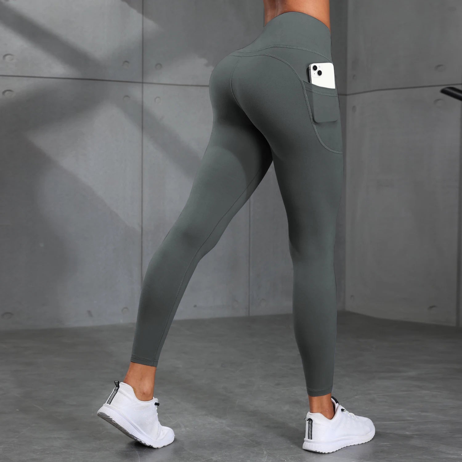 Camouflage High-Waist Hip-Lifting Leggings