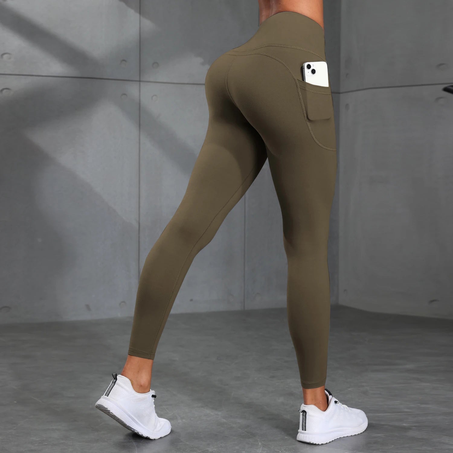 Camouflage High-Waist Hip-Lifting Leggings