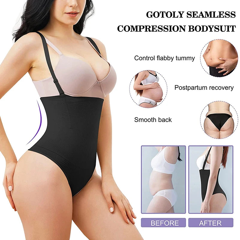 Thong Bodysuit Shaper with Butt Lift
