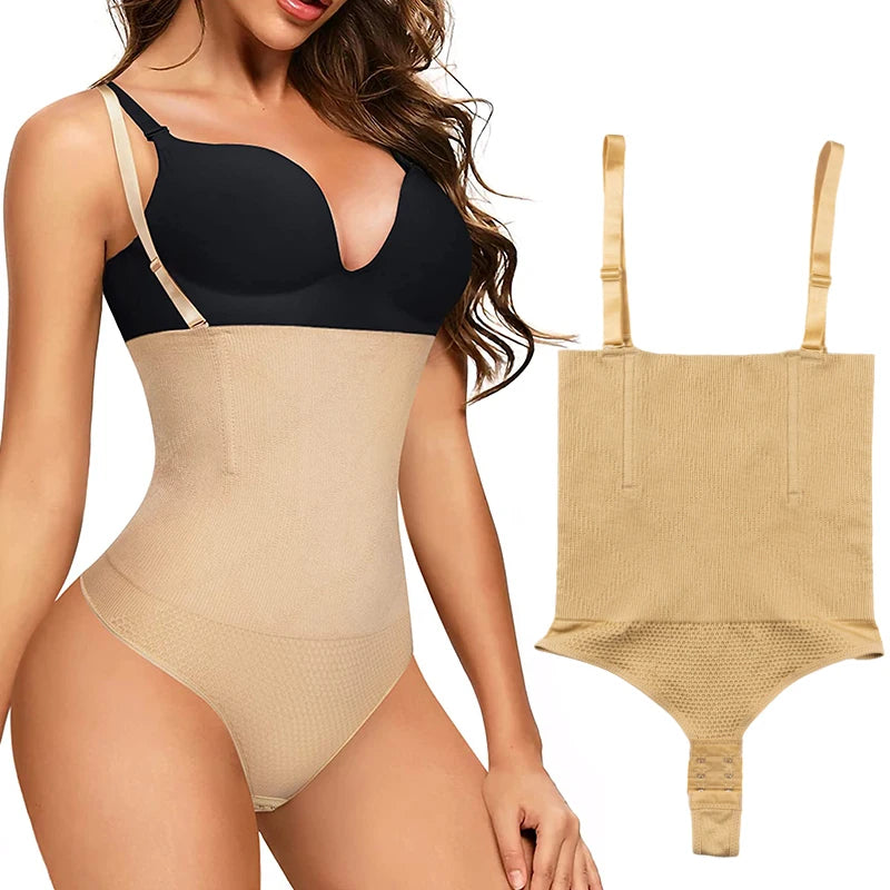 Thong Bodysuit Shaper with Butt Lift