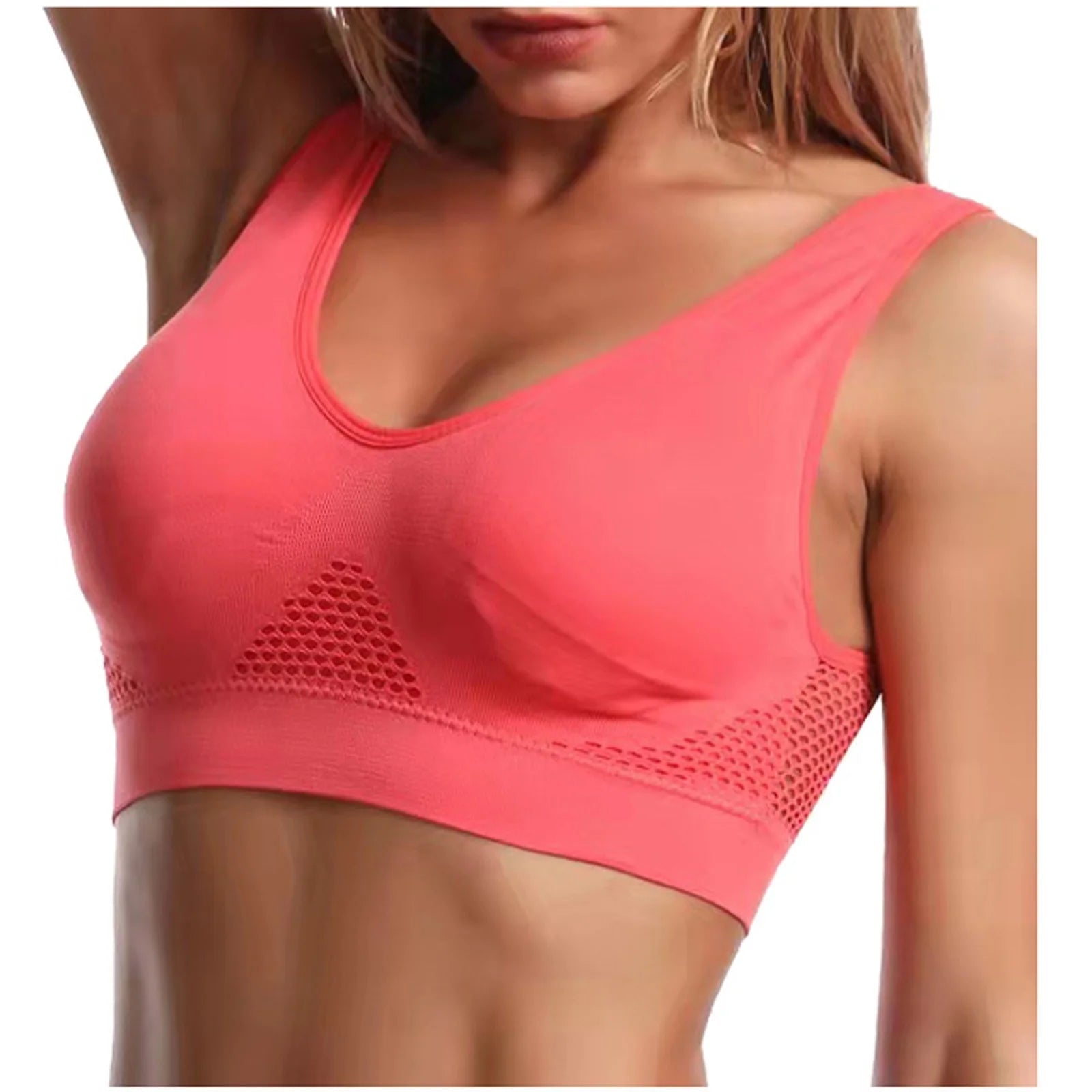 Bras for Women No Wire 3-Pack Women Sports Bra without Wire Free Support Yoga Running Underwear Bras for Women No Underwire Push up S-2145 Multicolor S