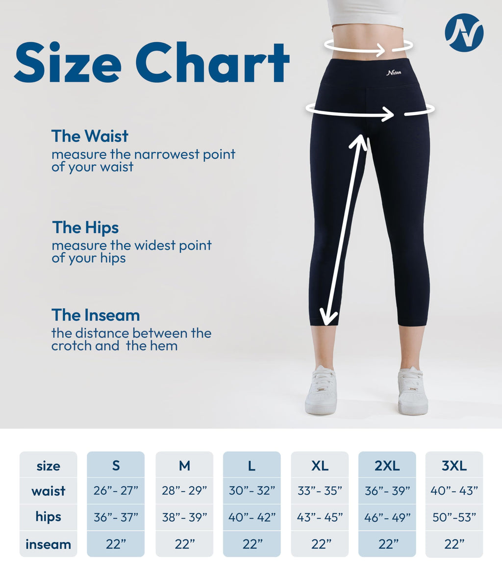 7/8 Capri Leggings for Women - High Waisted Women'S Leggings Activewear